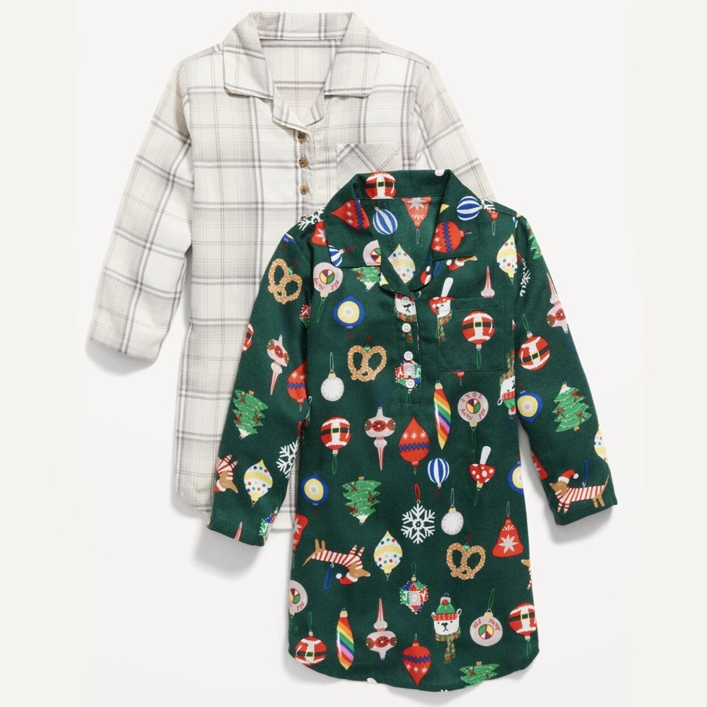 2 NWT Toddler Nightgowns Old Navy